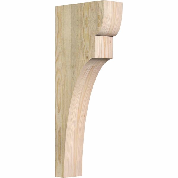 Ekena Millwork Yorktown Rough Sawn Corbel, Douglas Fir, 4"W x 10"D x 26"H COR04X10X26YOR00RDF - main